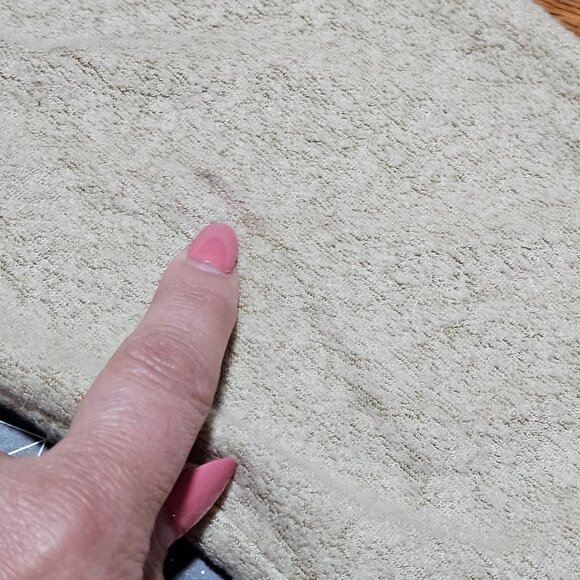 Beige Long-Sleeve V-Neck Ruched Women's Top US M Lyocell Modal Polyester - Picture 7 of 15